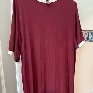 Skims Ringer T shirt Maxi Dress